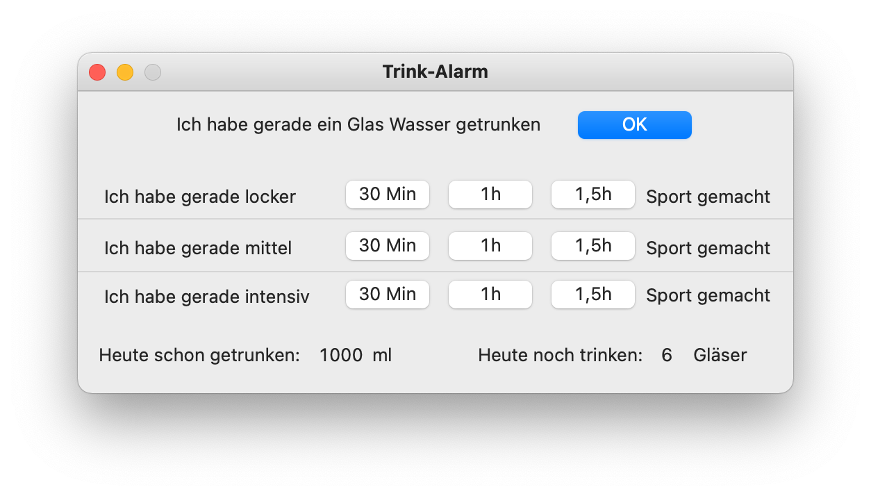 Trink-Alarm